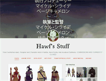 Tablet Screenshot of hawfstuff.com